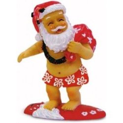 Surfing santa