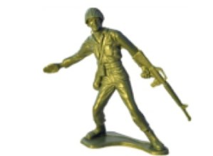 Plastic army man