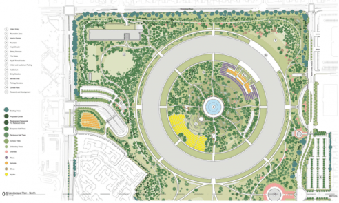 Apple Campus 2 landscaping