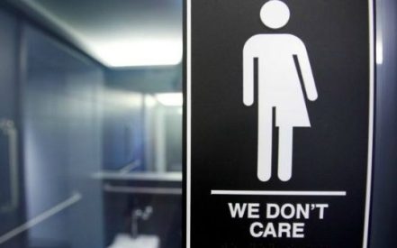 Transgender bathroom sign